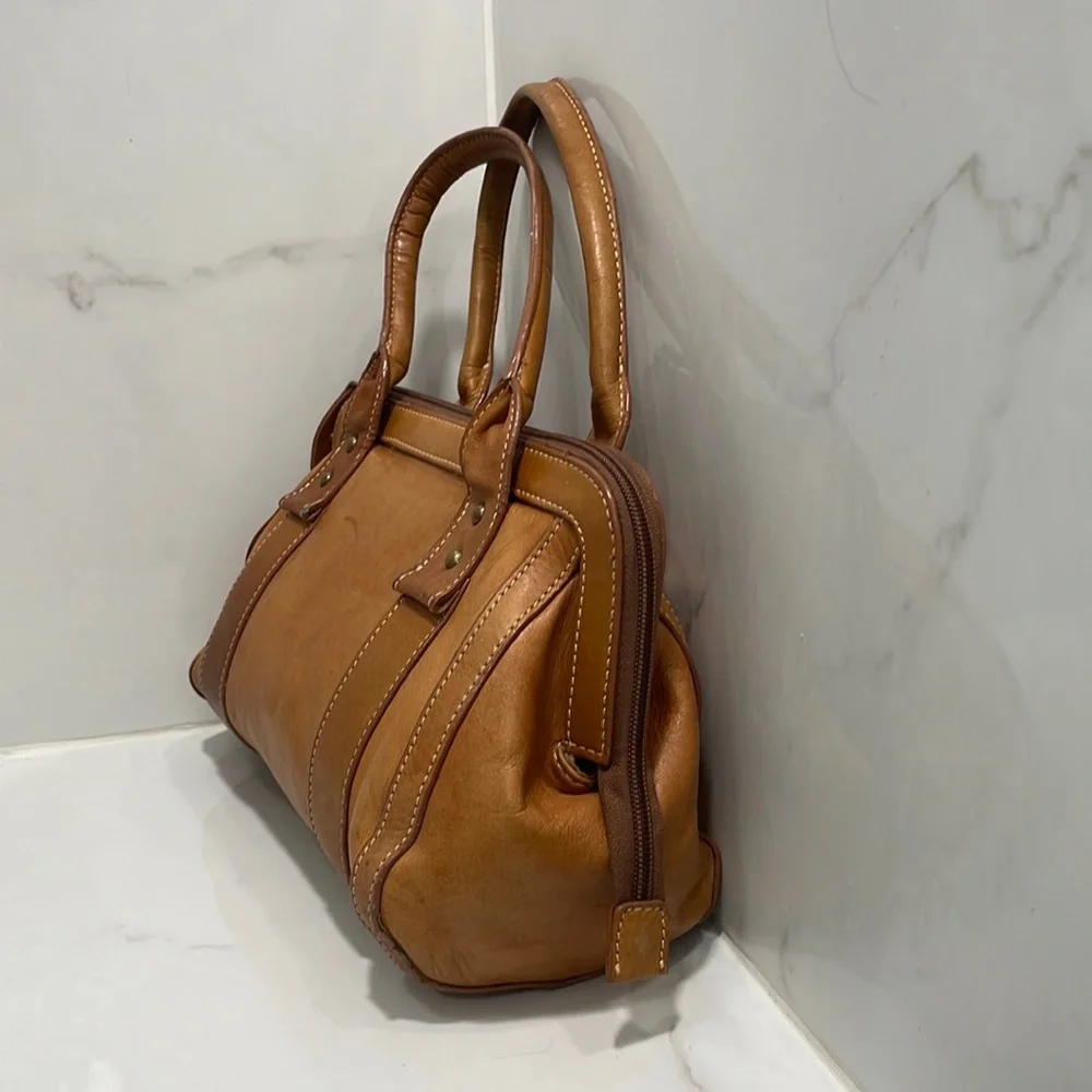 Brown Leather Handbag - Picture 4 of 13